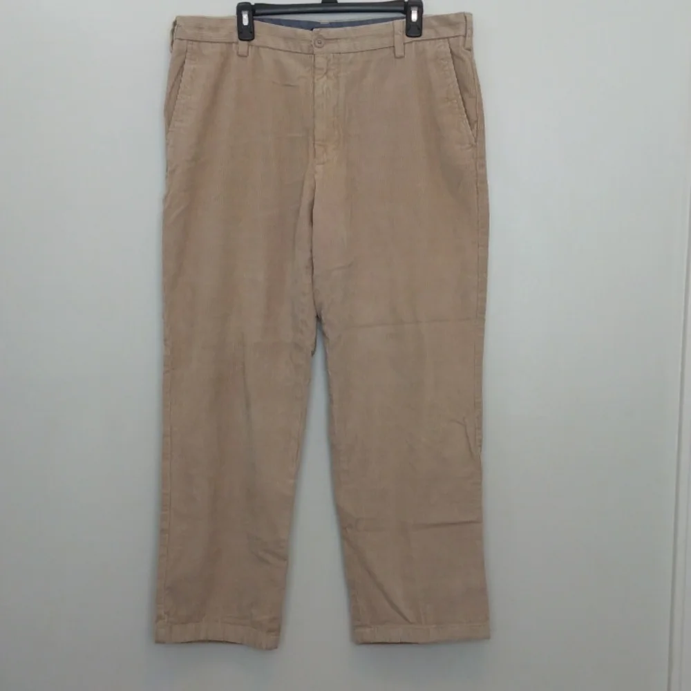 Nautica Tan Cotton Dansforth Corduroy Pants 38 - 30